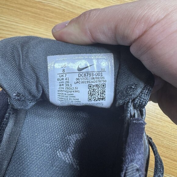 Nike Shoes Men's 8 Pegasus Trail 3 GTX Running Gore-Tex Triple Black DC8793-001 - Picture 8 of 8